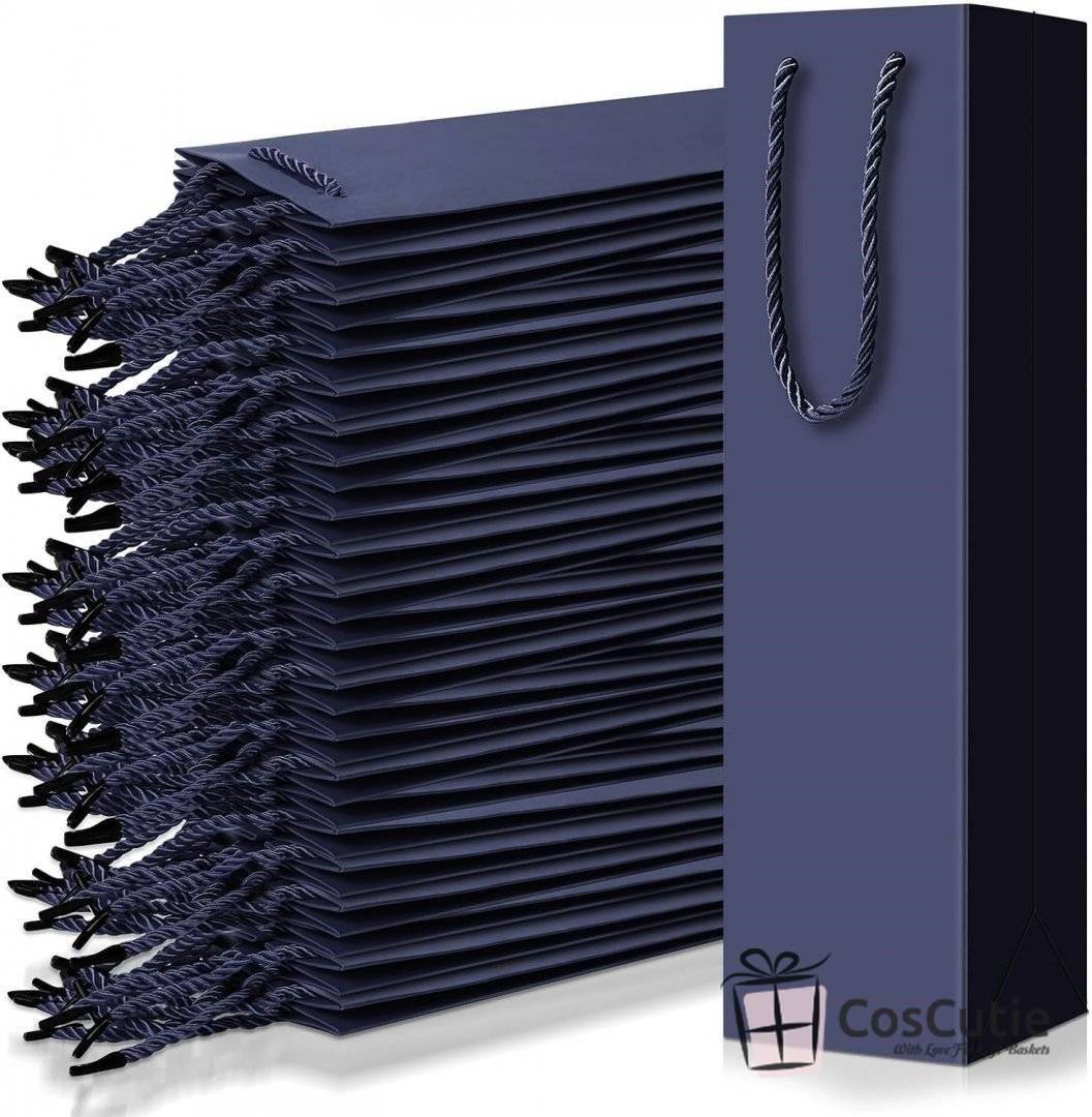 Punga cadou pentru 1 sticla bauturi, 11x9x36cm