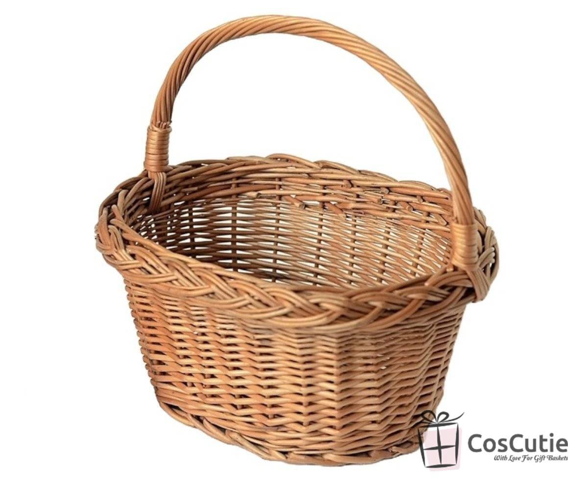 Cos cadou oval 30x21x11/26cm