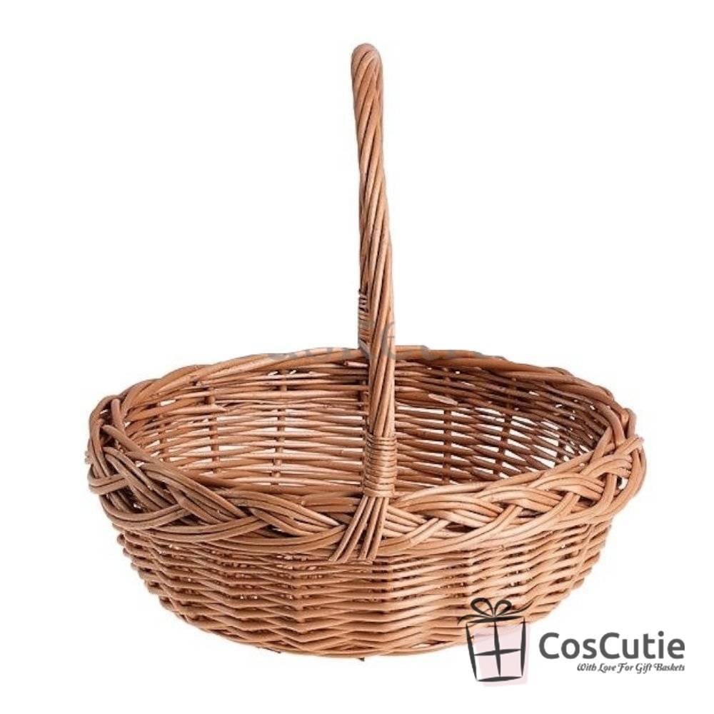 Cos cadou rachita rotund 35 cm