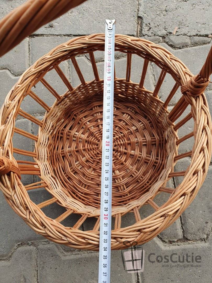 Cos cadou rotund, 34x25x17/35cm