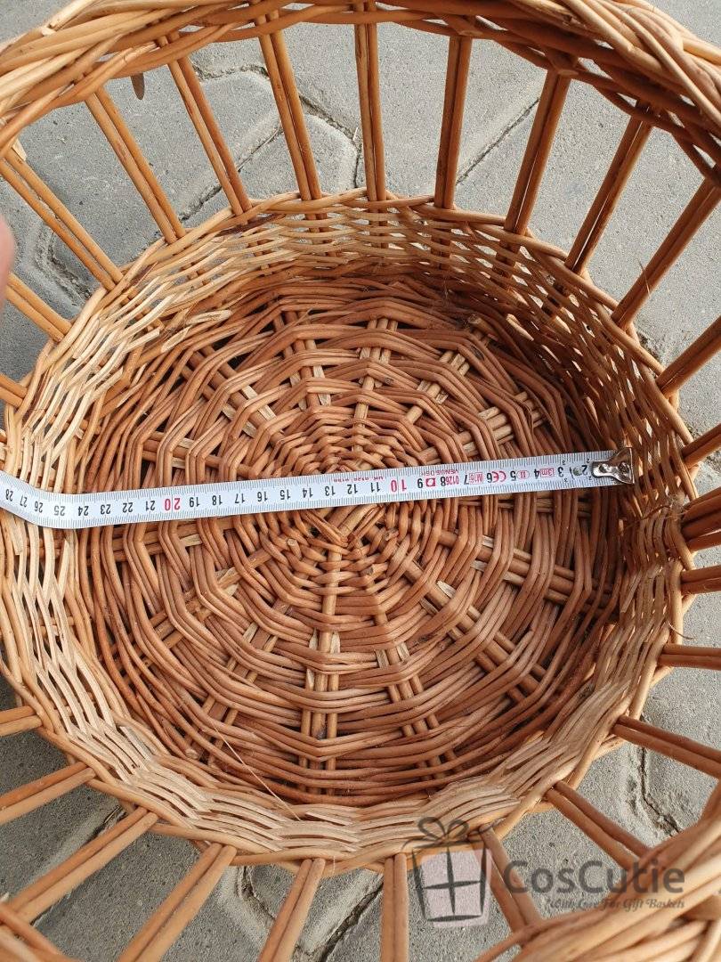 Cos cadou rotund, 34x25x17/35cm