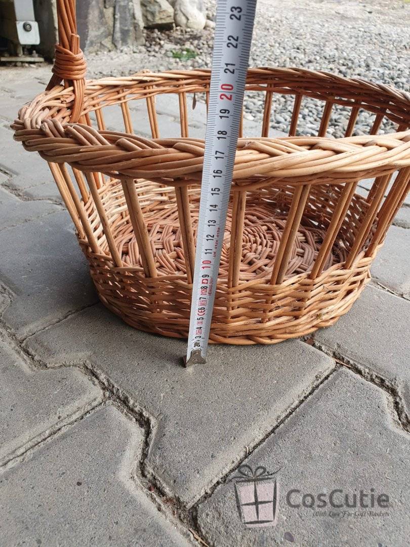 Cos cadou rotund, 34x25x17/35cm