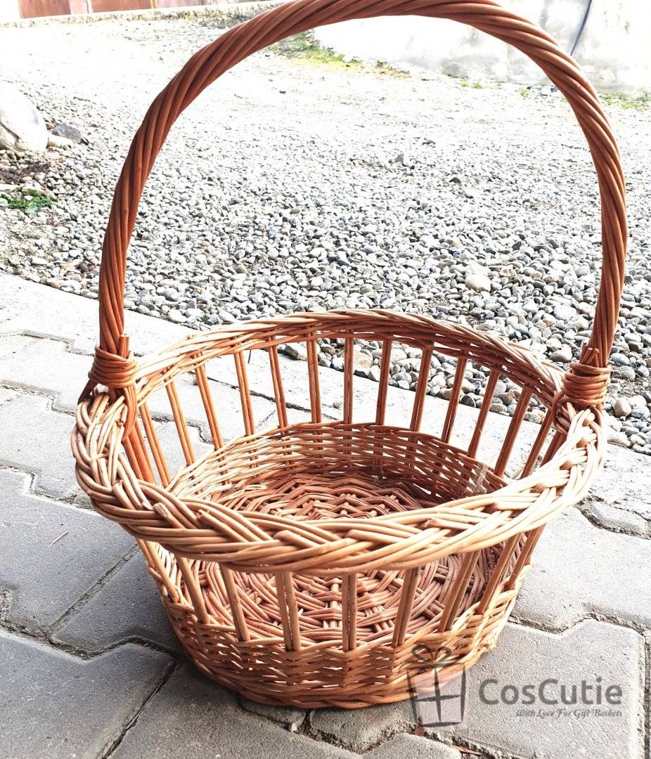 Cos cadou rotund, 34x25x17/35cm