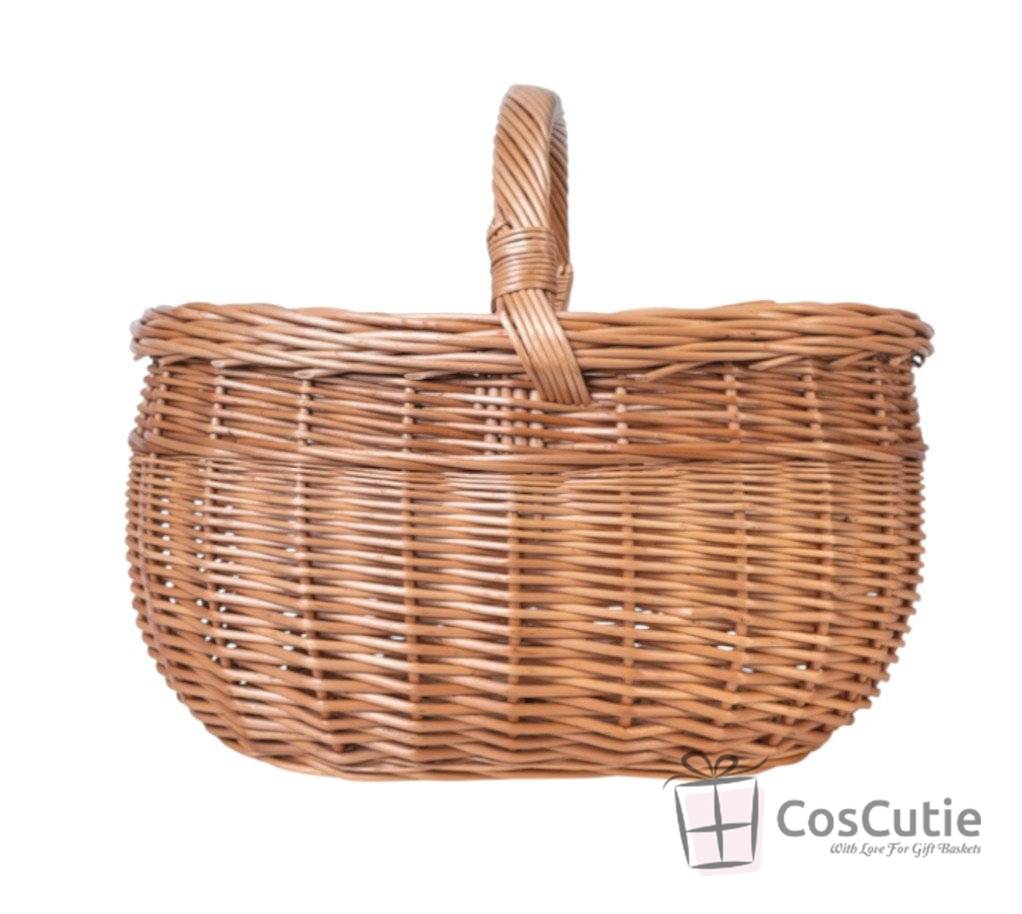 Cos din rachita pentru picnic si cumparaturi 