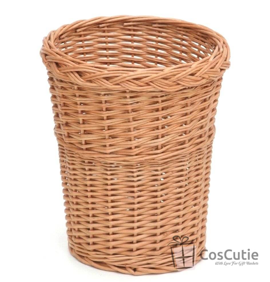 Cos din rachita cu capac pentru depozitare, 40x50 cm