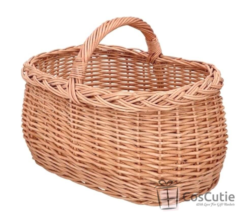 Cos rachita pentru piata, picnic si cumparaturi 44x29x34 cm