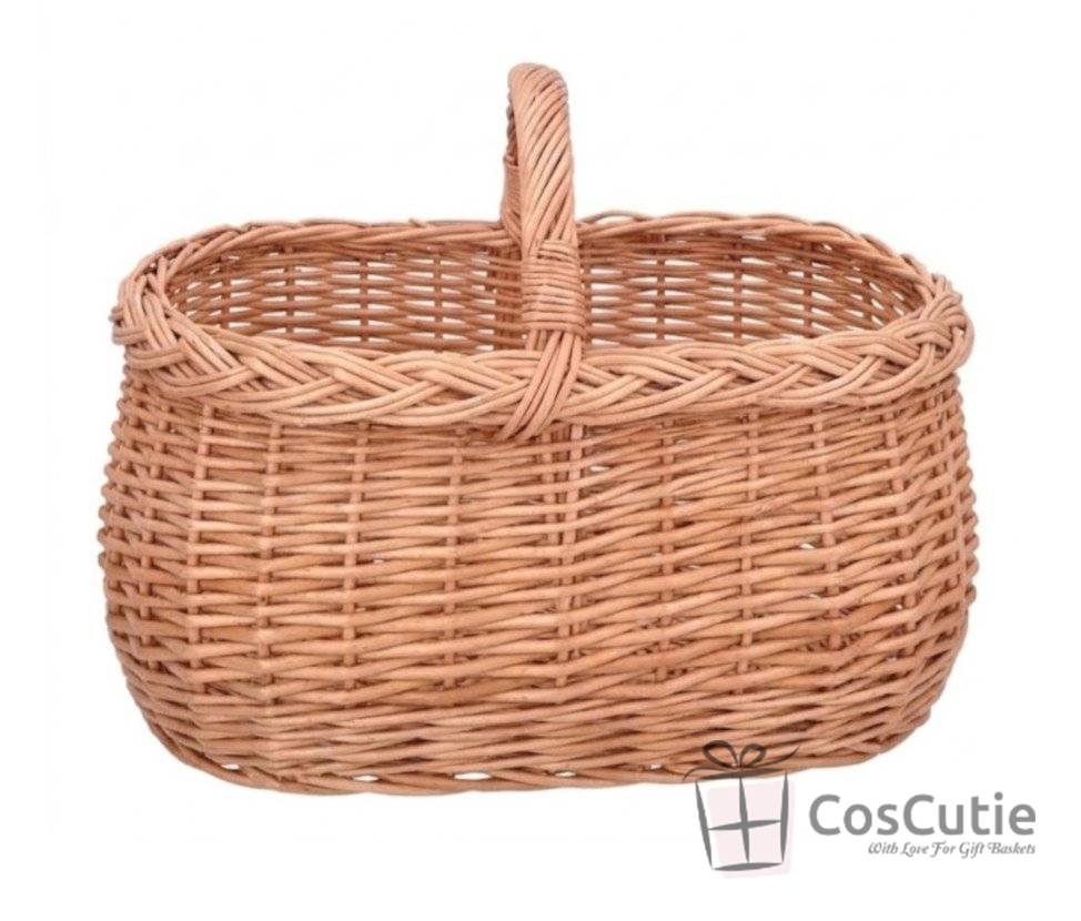 Cos rachita pentru piata, picnic si cumparaturi 44x29x34 cm