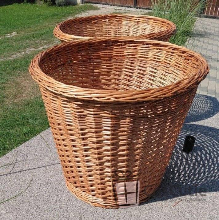 Cos din rachita pentru depozitare, expunere si colectare, 56 cm