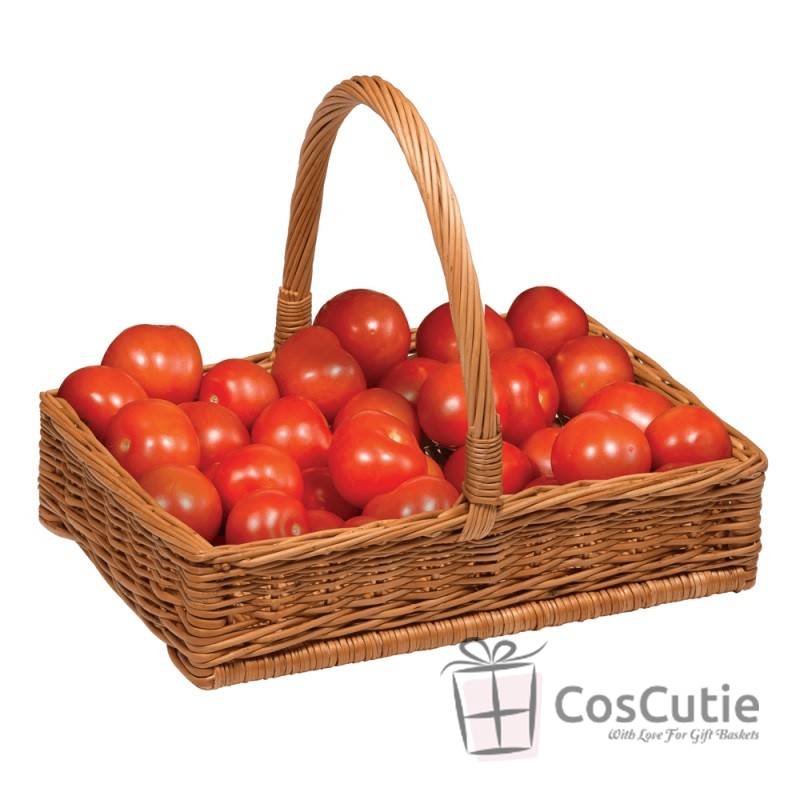 Cos rachita dreptunghiular cu toarta, 35x25x8/28 cm