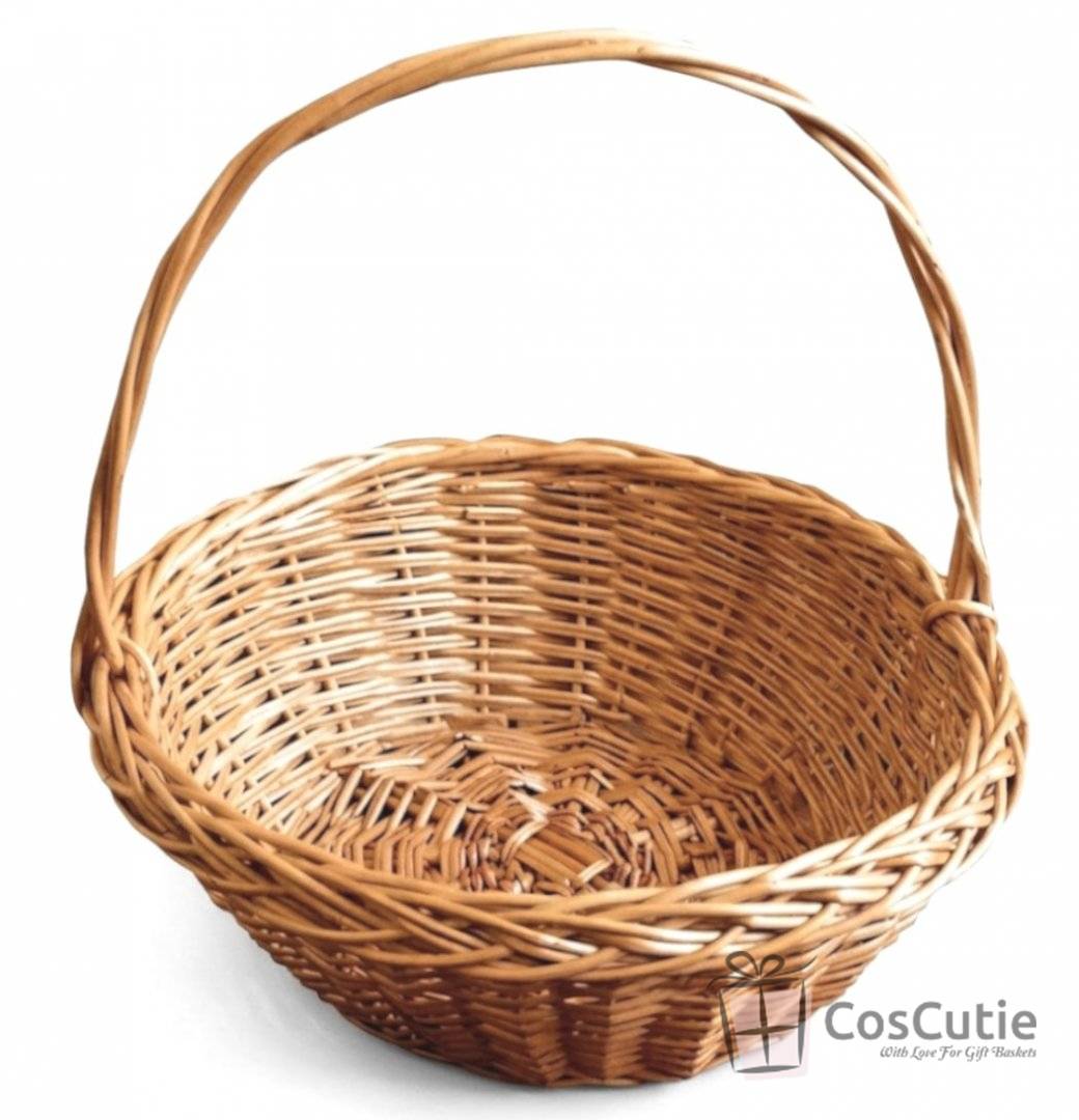 Cos rotund mare din rachita 40 cm