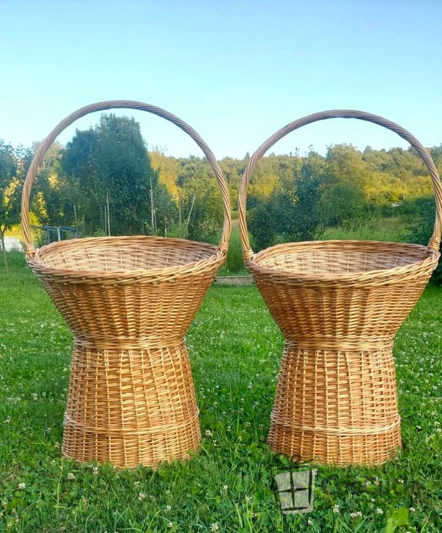 Cos Market cu maner, cosuri rachita mari pentru expunere produse, 105 cm