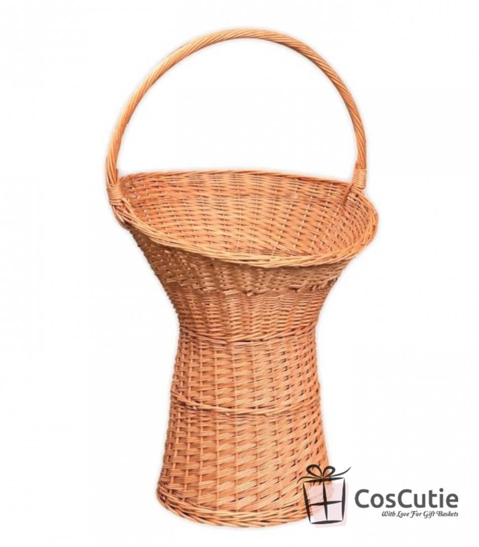 Cos Market cu maner, cosuri rachita mari pentru expunere produse, 105 cm