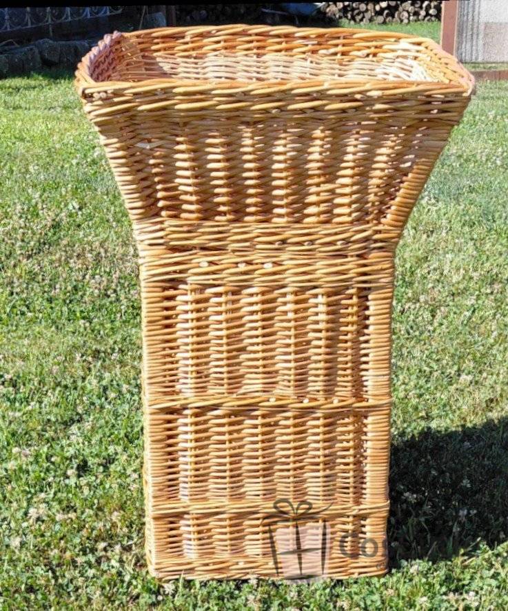 Cos din rachita pentru expunere produse in magazine, 72 cm