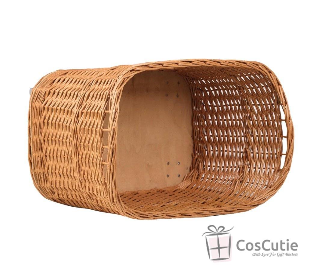 Cos mobil din rachita pentru magazine si casa, 65x47x50 cm