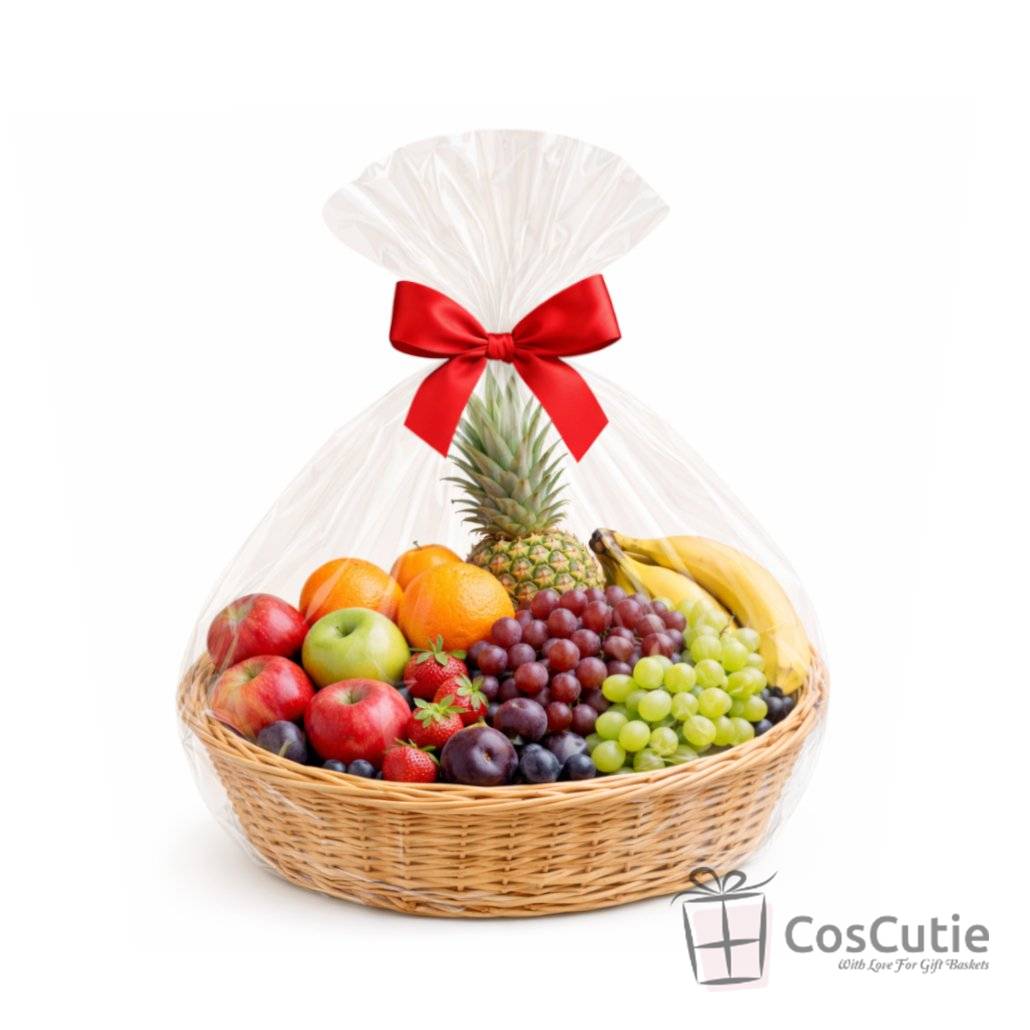 Cos din rachita naturala model oval 50 cm XXL