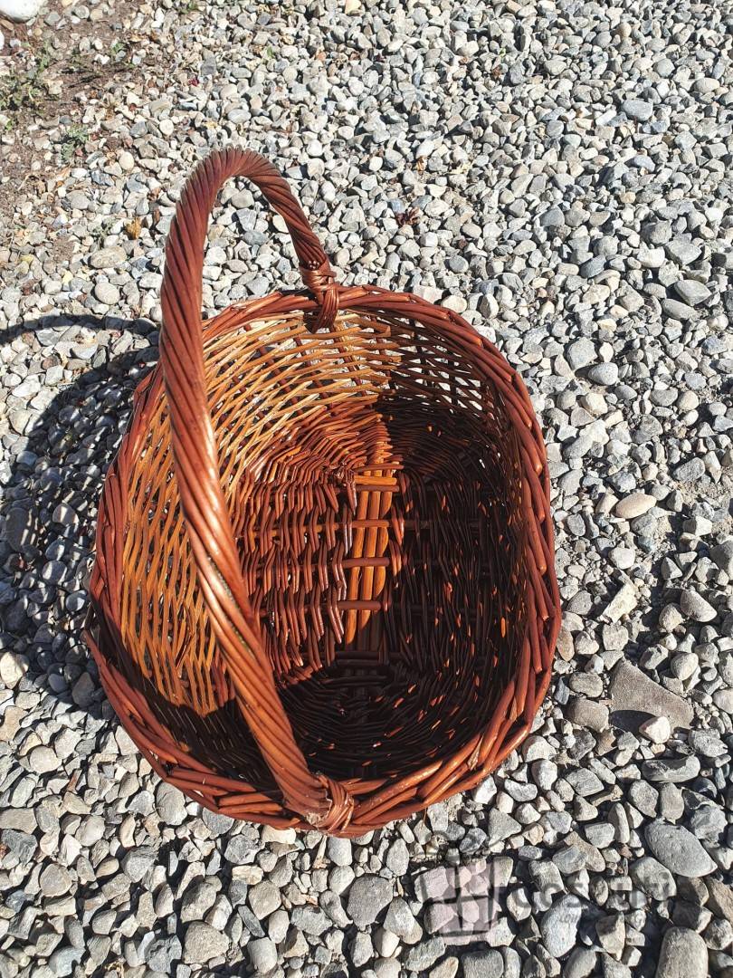 Cos oval cu toarta longitudinala 30x20x10cm, Mahon