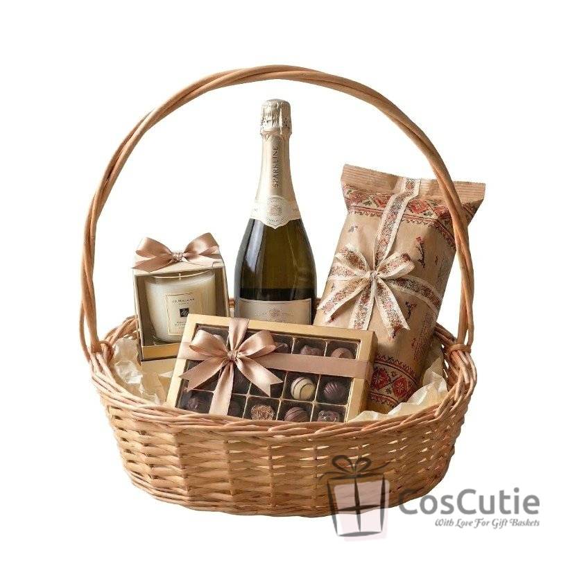 Cos oval din rachita 35 cm, M