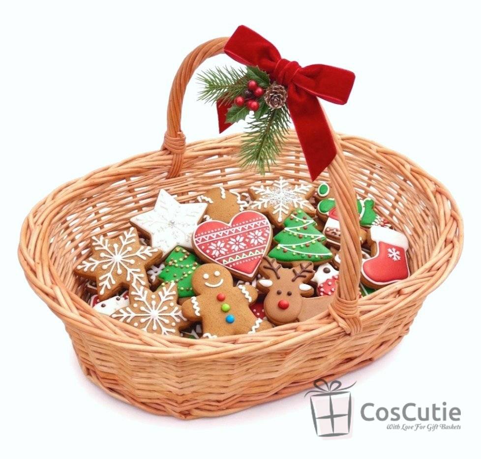 Cos Oval Traditional din Rachita Naturala si Lemn, 30 cm