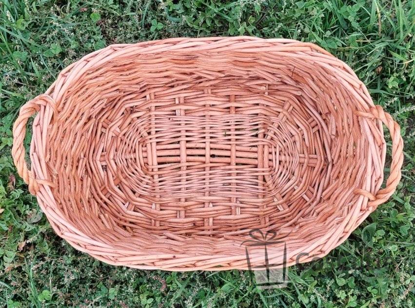Cos rachita cu manere pentru servire, prezentare produse, 40x28x13 cm