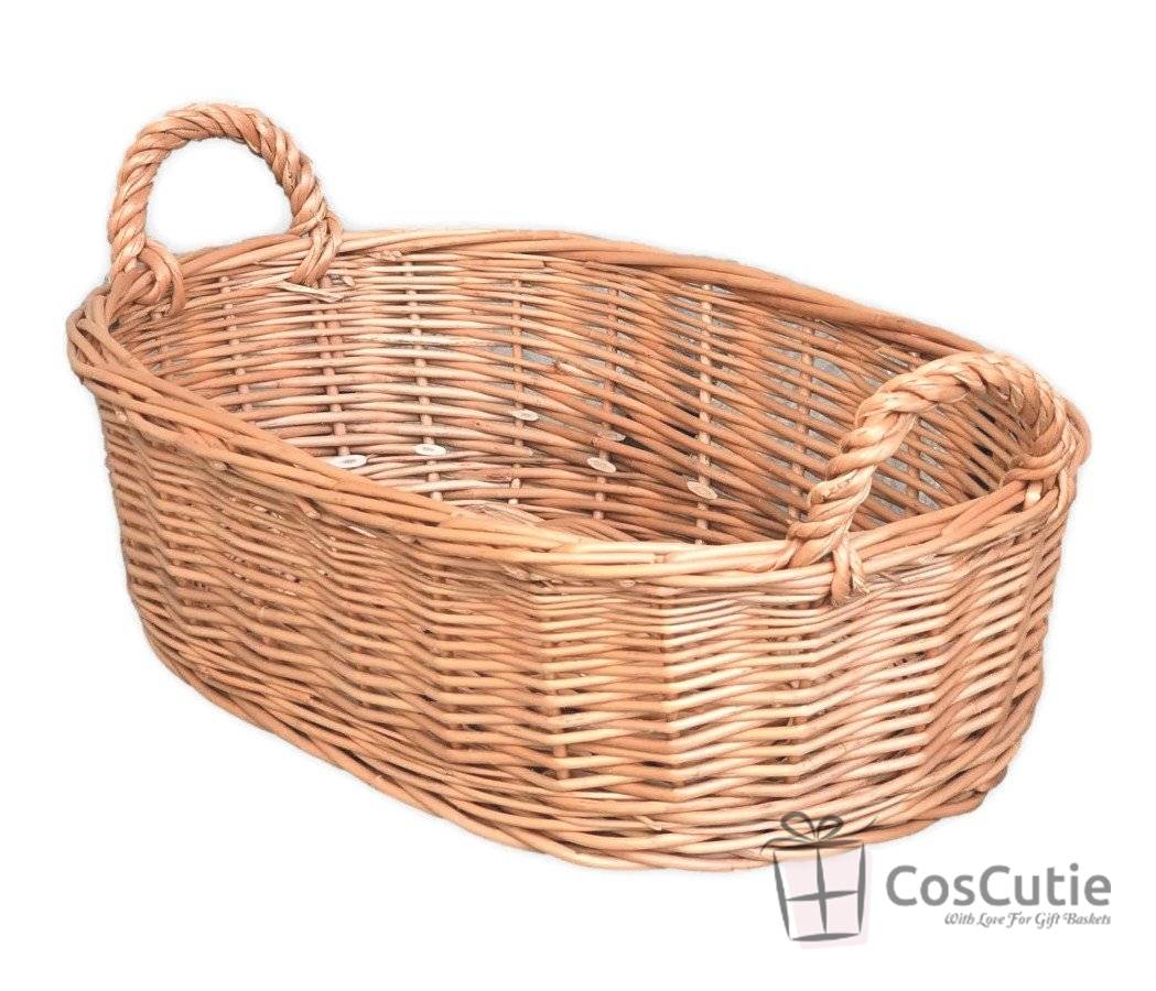 Cos rachita cu manere pentru servire, prezentare produse, 40x28x13 cm