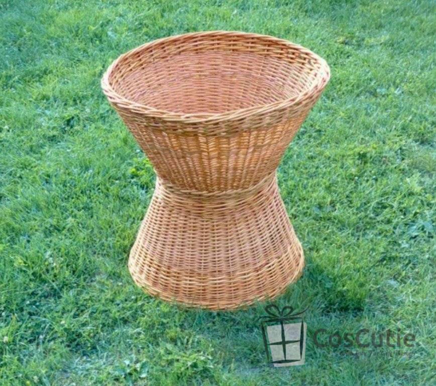 Cos rachita pentru expunere produse, model clepsidra 50 cm