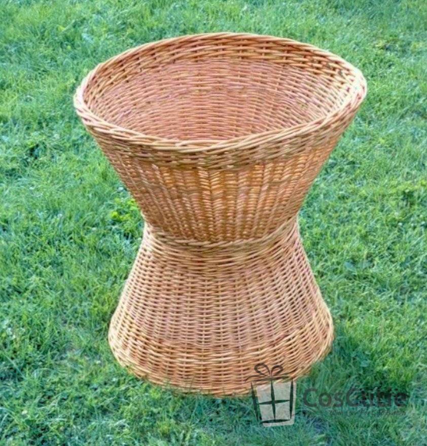 Cos rachita pentru expunere produse, forma clepsidra, 60 cm