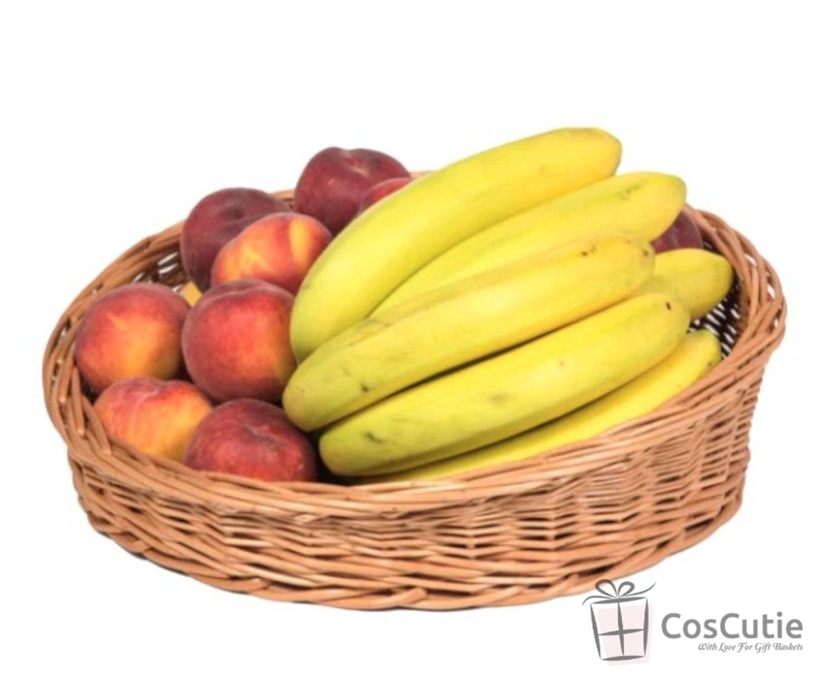 Cos din rachita pentru expunerea produselor, 35 cm