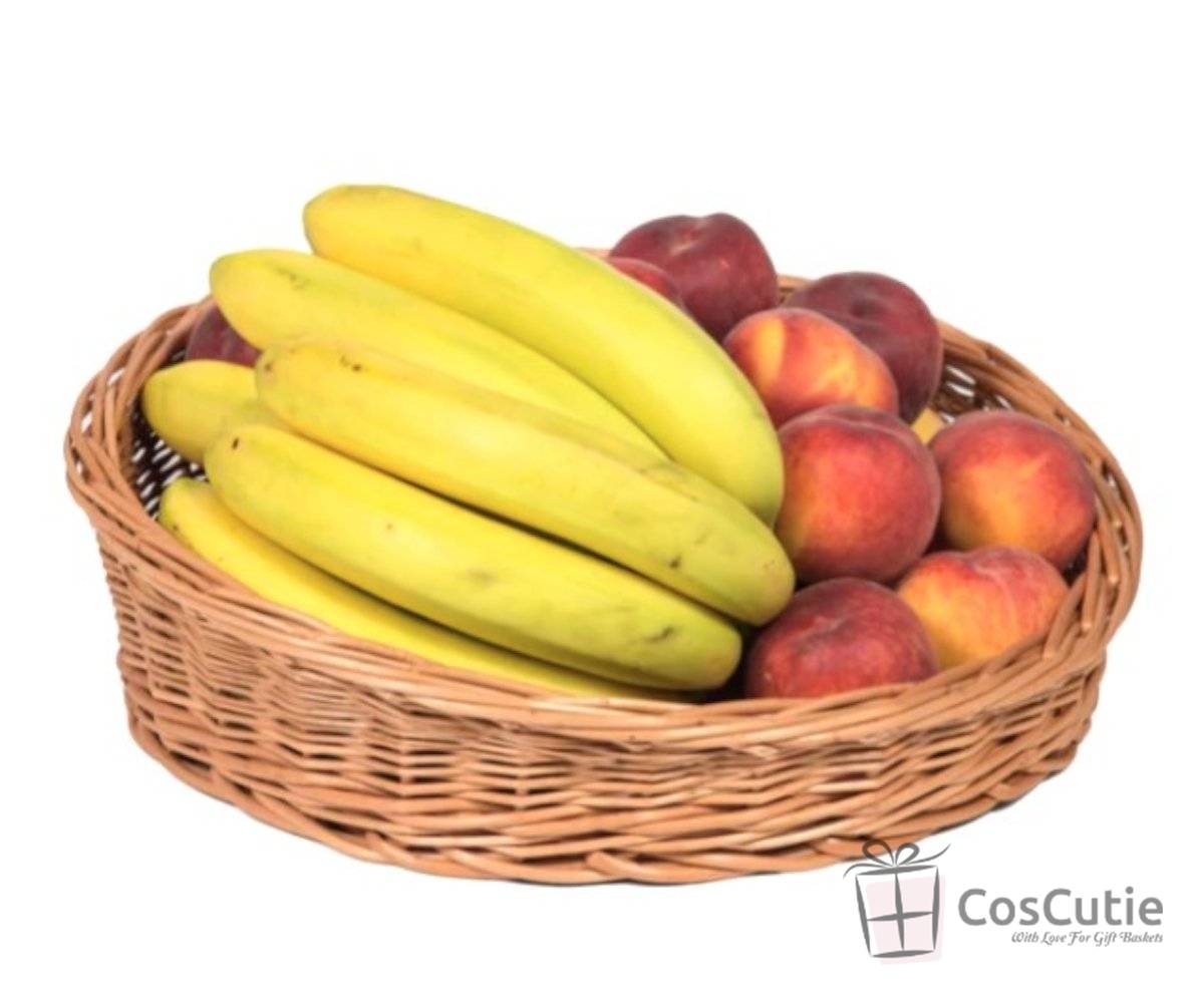 Cos din rachita pentru expunerea produselor, 35 cm