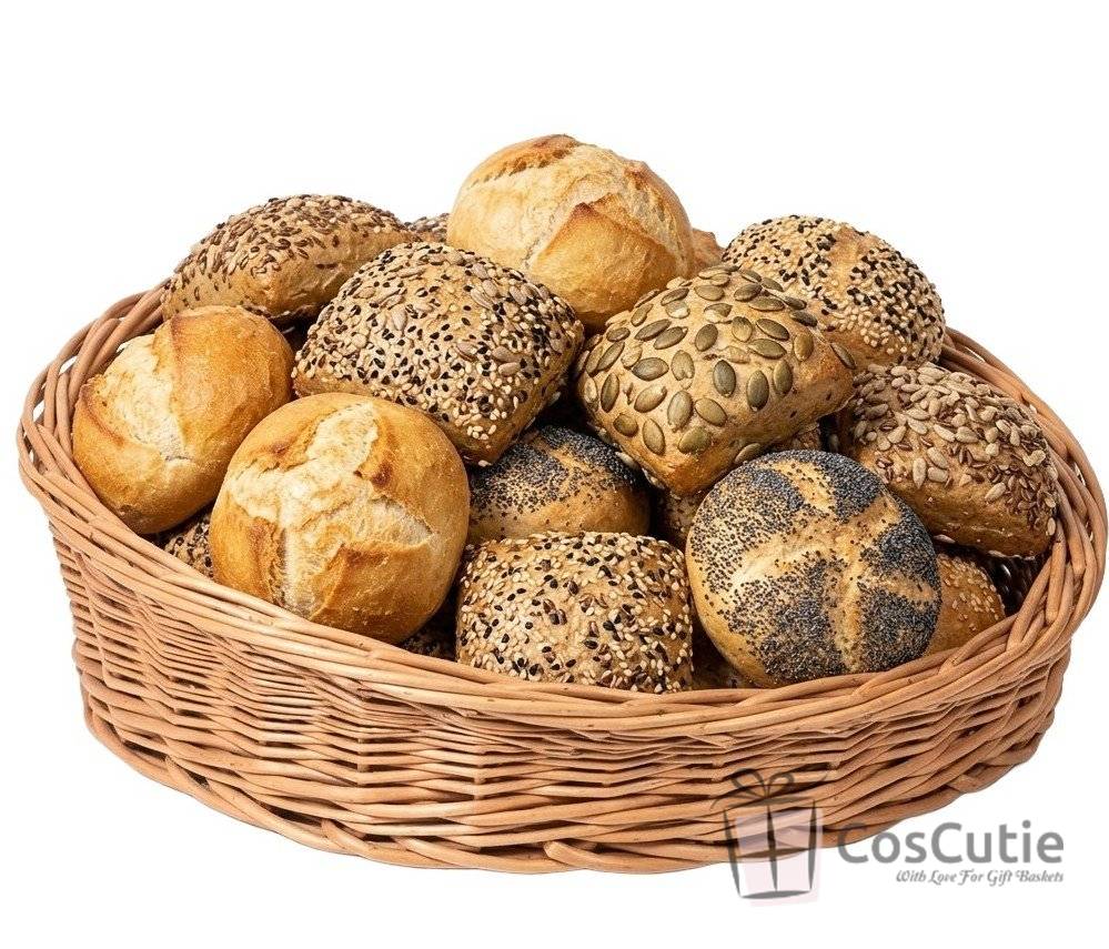 Cos din rachita pentru expunerea produselor, 35 cm