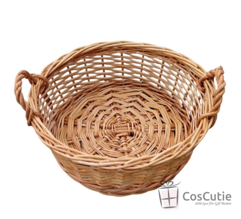 Cos rachita rotund mic cu manere, 25 cm
