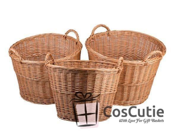   Cos rachita cu manere M, 45x33cm