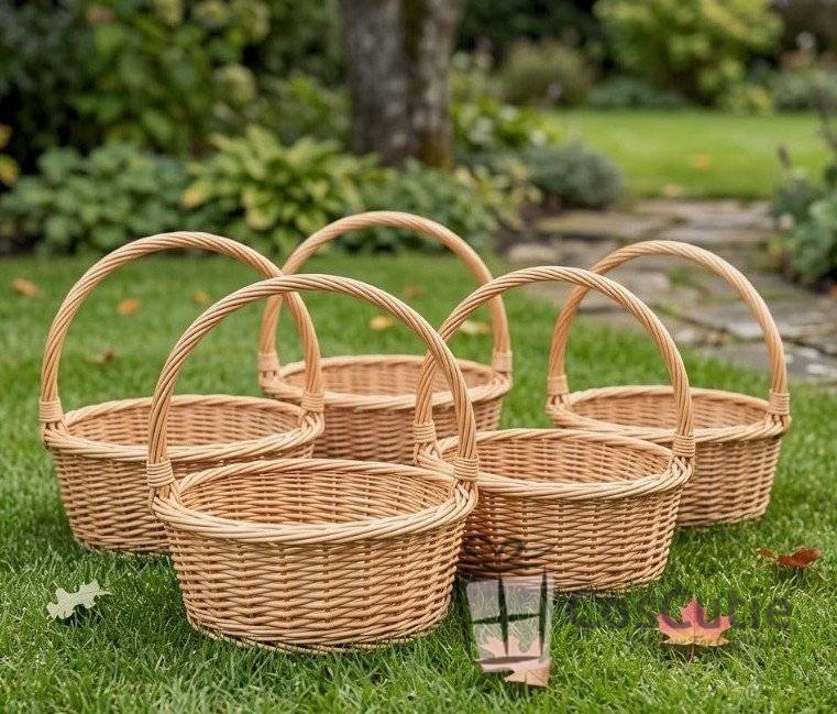 Cos rotund din rachita 45 cm, XXL