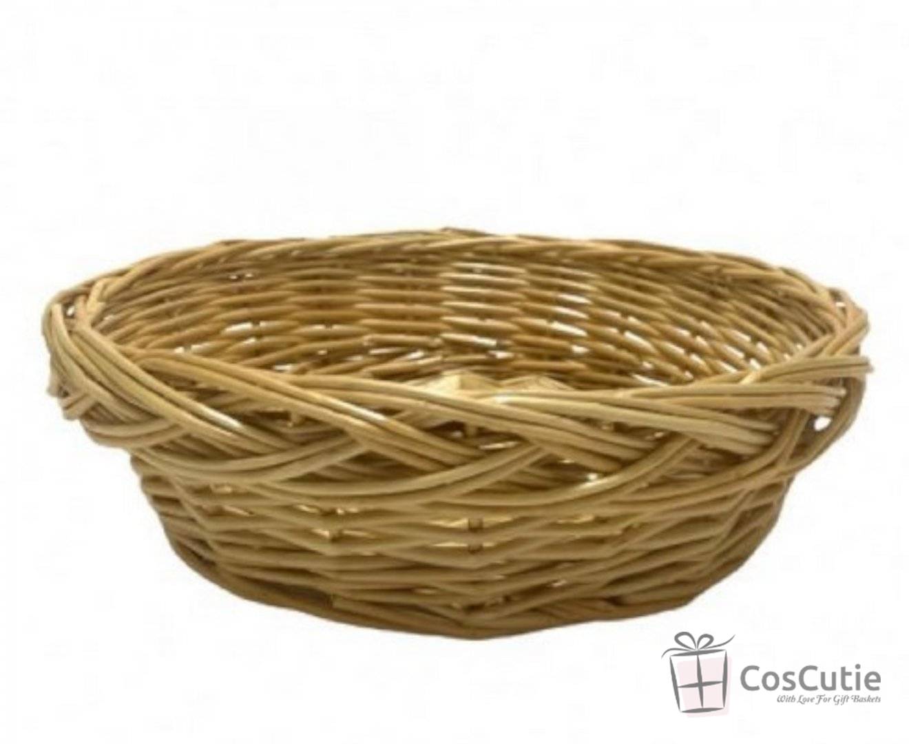 Cos rotund Natur mic, 21x6cm