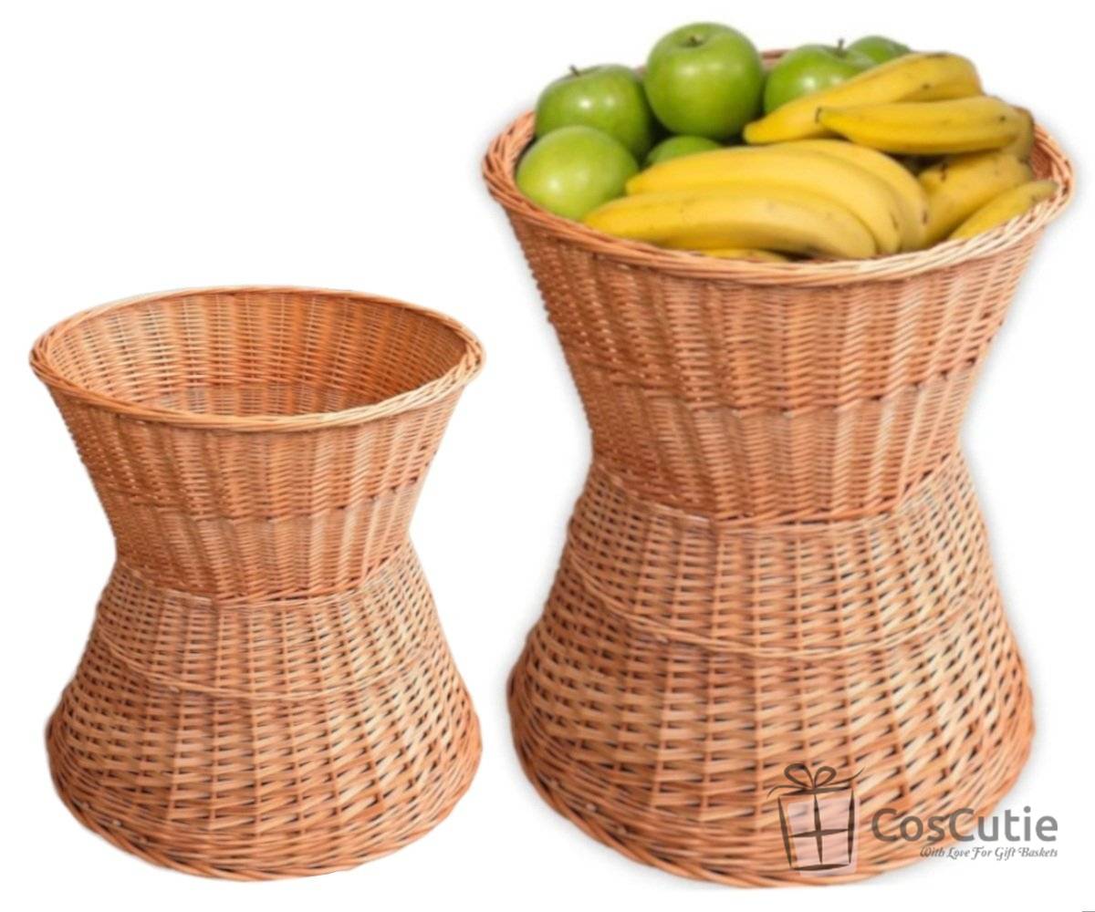 Cos rachita pentru expunere produse, forma clepsidra, 60 cm