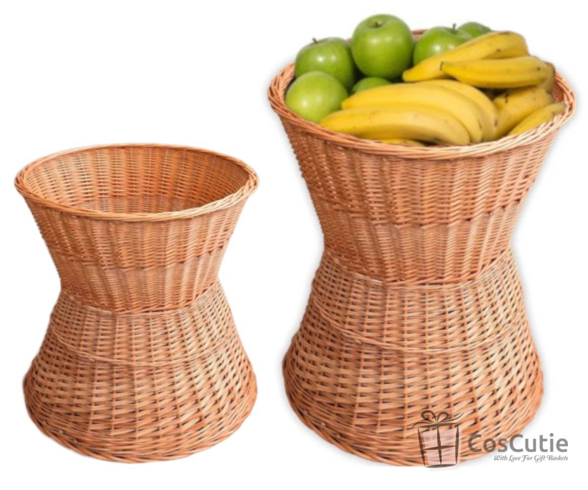 Cos rachita pentru expunere produse, model clepsidra 50 cm