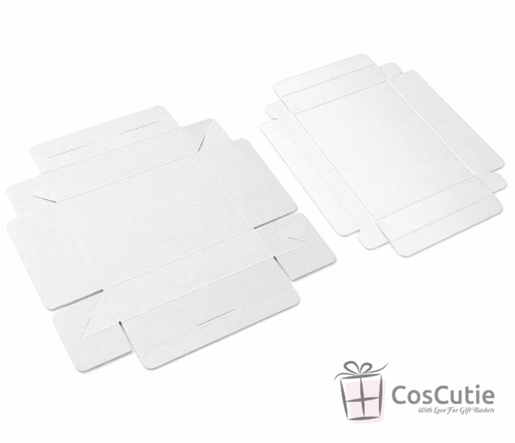  Cutie Alba capac transparent, 40x25x10cm