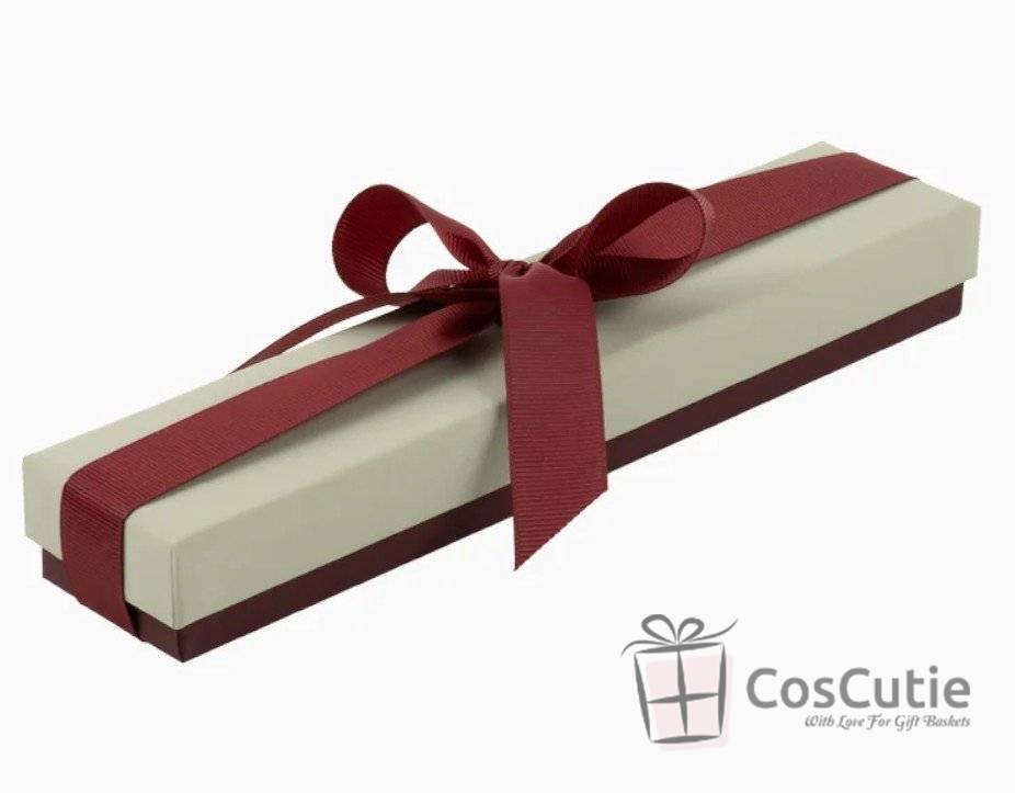 Cutie bijuterii bratari Soft touch cu ribbon, 23x5x3 cm