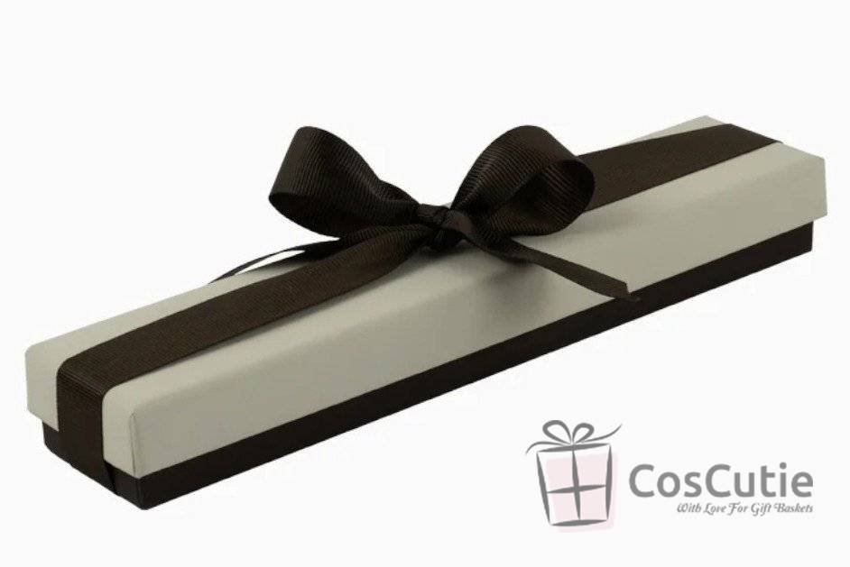 Cutie bijuterii bratari Soft touch cu ribbon, 23x5x3 cm