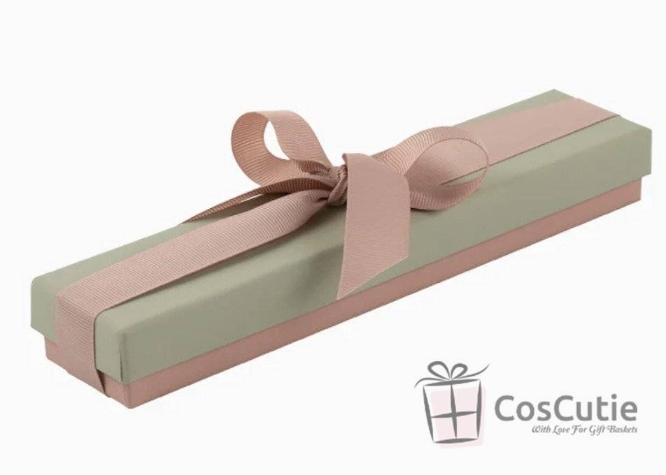 Cutie bijuterii bratari Soft touch cu ribbon, 23x5x3 cm