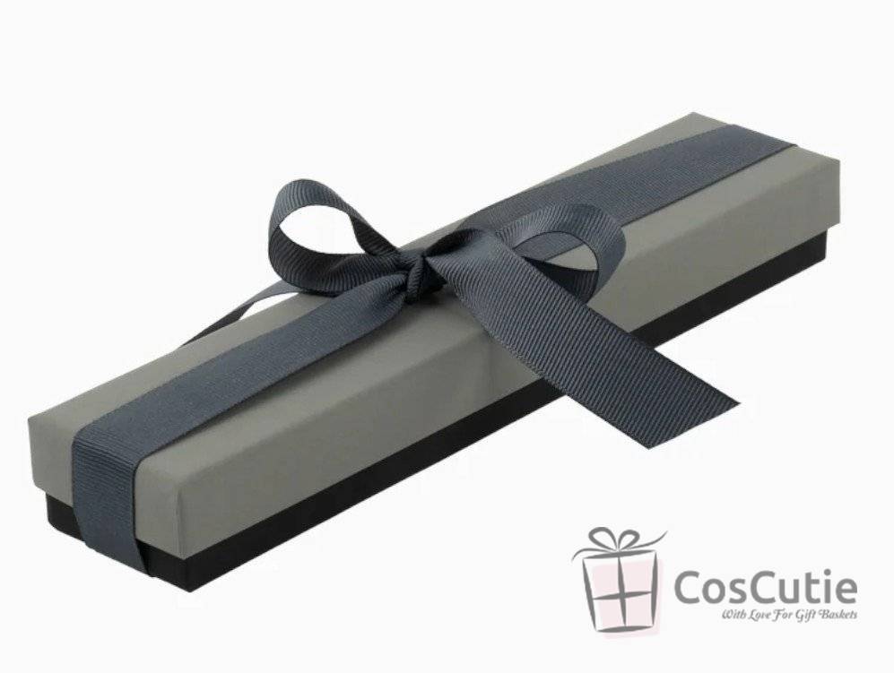 Cutie bijuterii bratari Soft touch cu ribbon, 23x5x3 cm