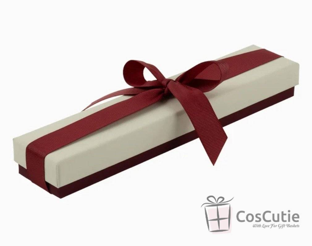 Cutie bijuterii bratari Soft touch cu ribbon, 23x5x3 cm