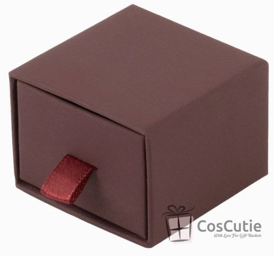 Cutie bijuterii cu sertar 5x5x3.8 cm
