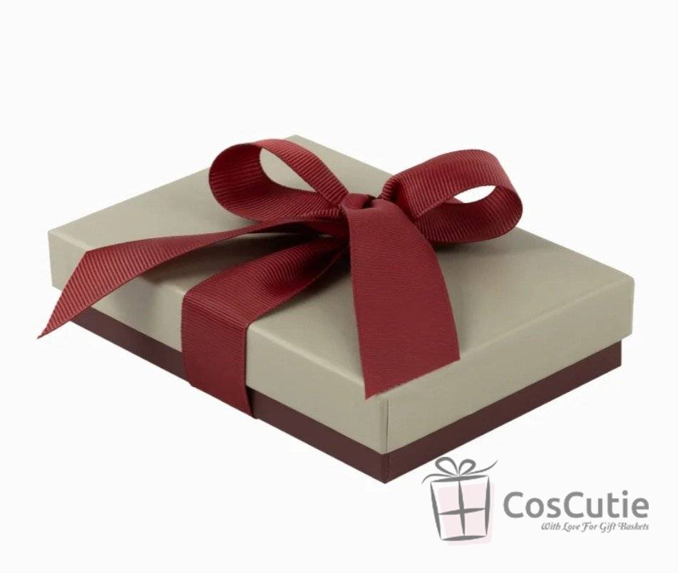 Cutie bijuterii Soft Touch cu ribbon, 9.5x13.5x3.5 cm