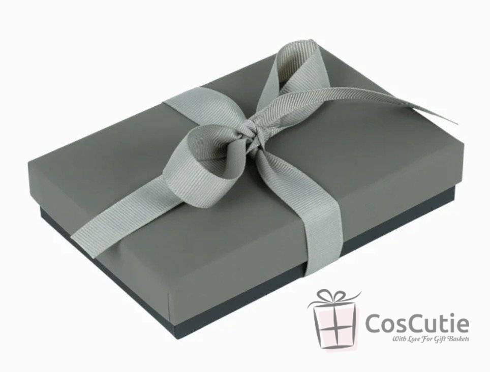 Cutie bijuterii Soft Touch cu ribbon, 9.5x13.5x3.5 cm