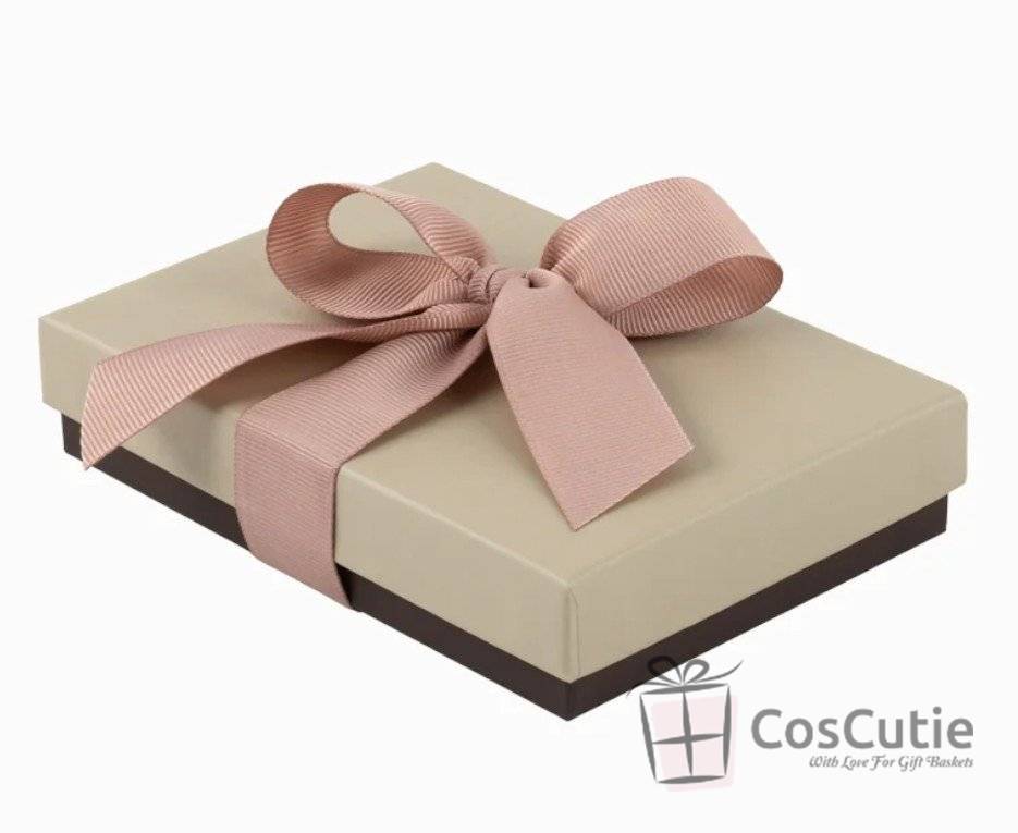 Cutie bijuterii Soft Touch cu ribbon, 9.5x13.5x3.5 cm