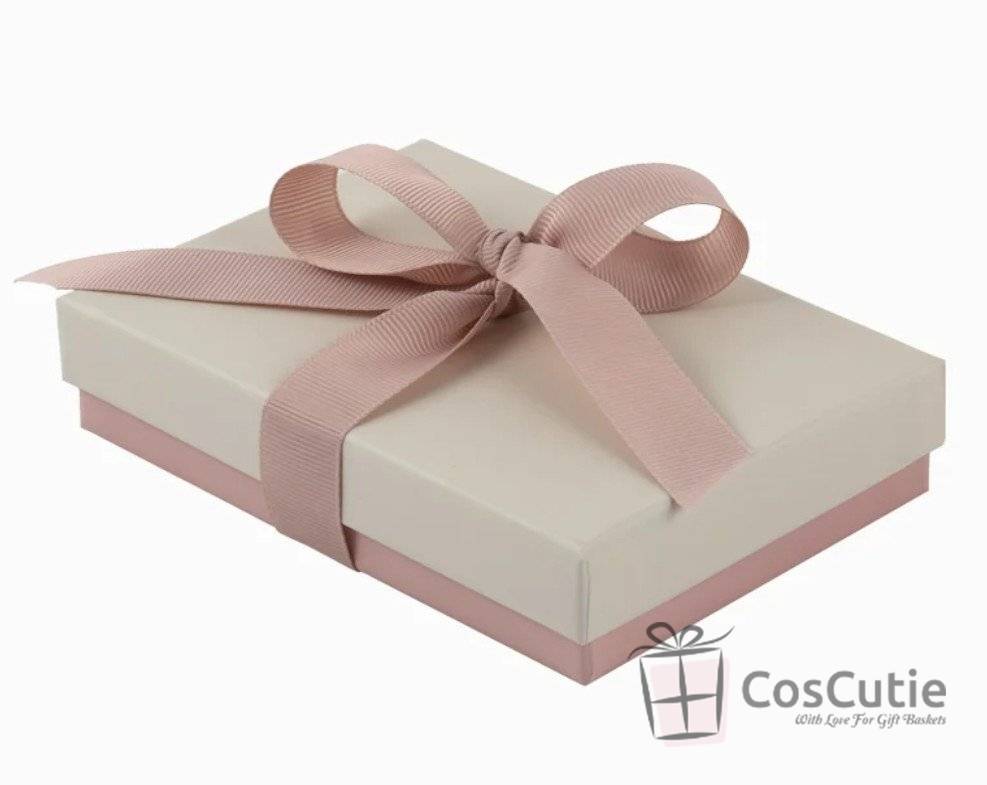 Cutie bijuterii Soft Touch cu ribbon, 9.5x13.5x3.5 cm