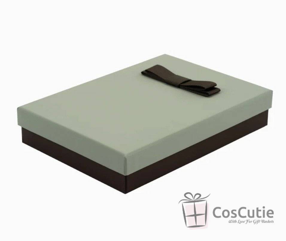 Cutie bijuterii Soft touch cu fundita 13x18x3.5 cm
