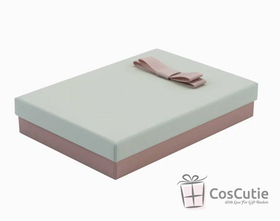 Cutie bijuterii Soft touch cu fundita 13x18x3.5 cm