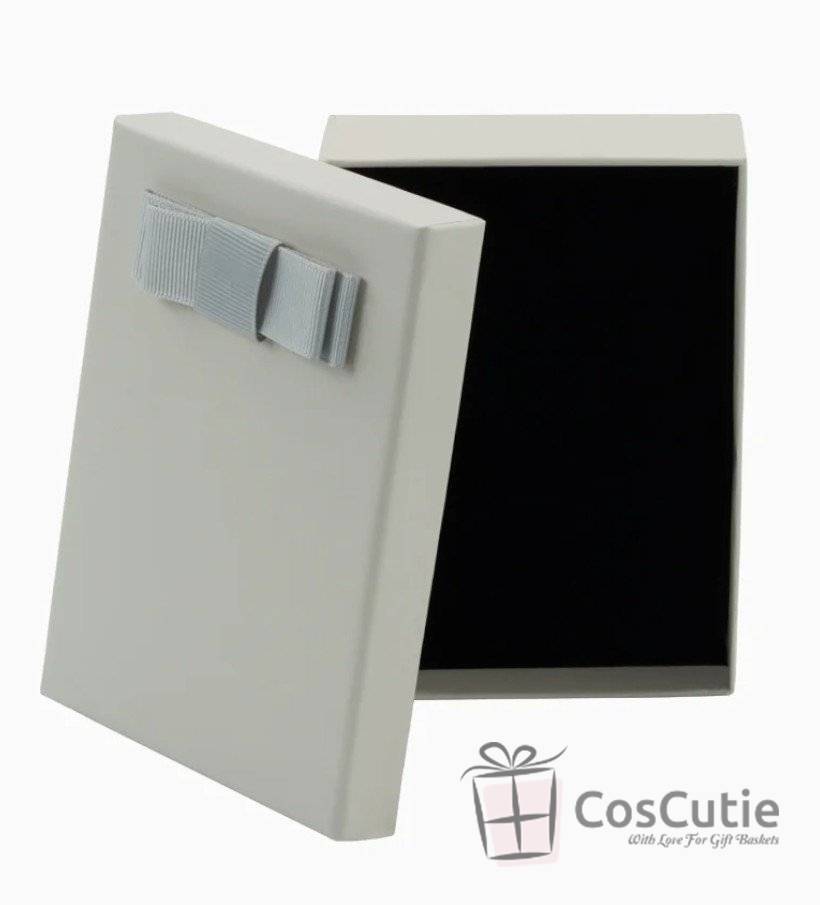 Cutie bijuterii Soft touch cu fundita 13x18x3.5 cm