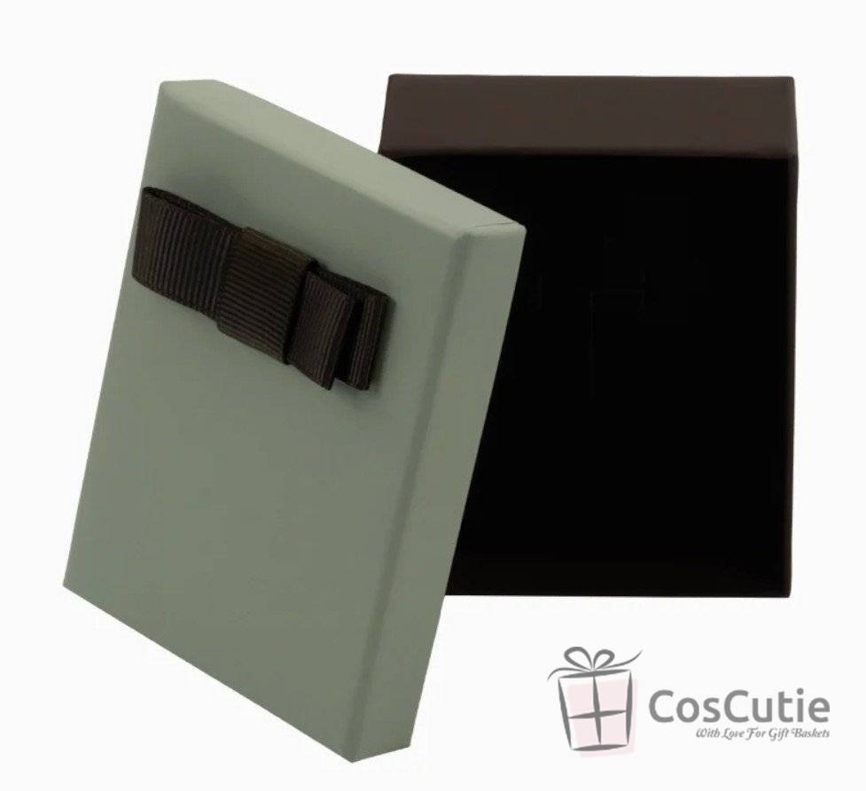 Cutie bijuterii Soft touch cu fundita 7x9x3 cm